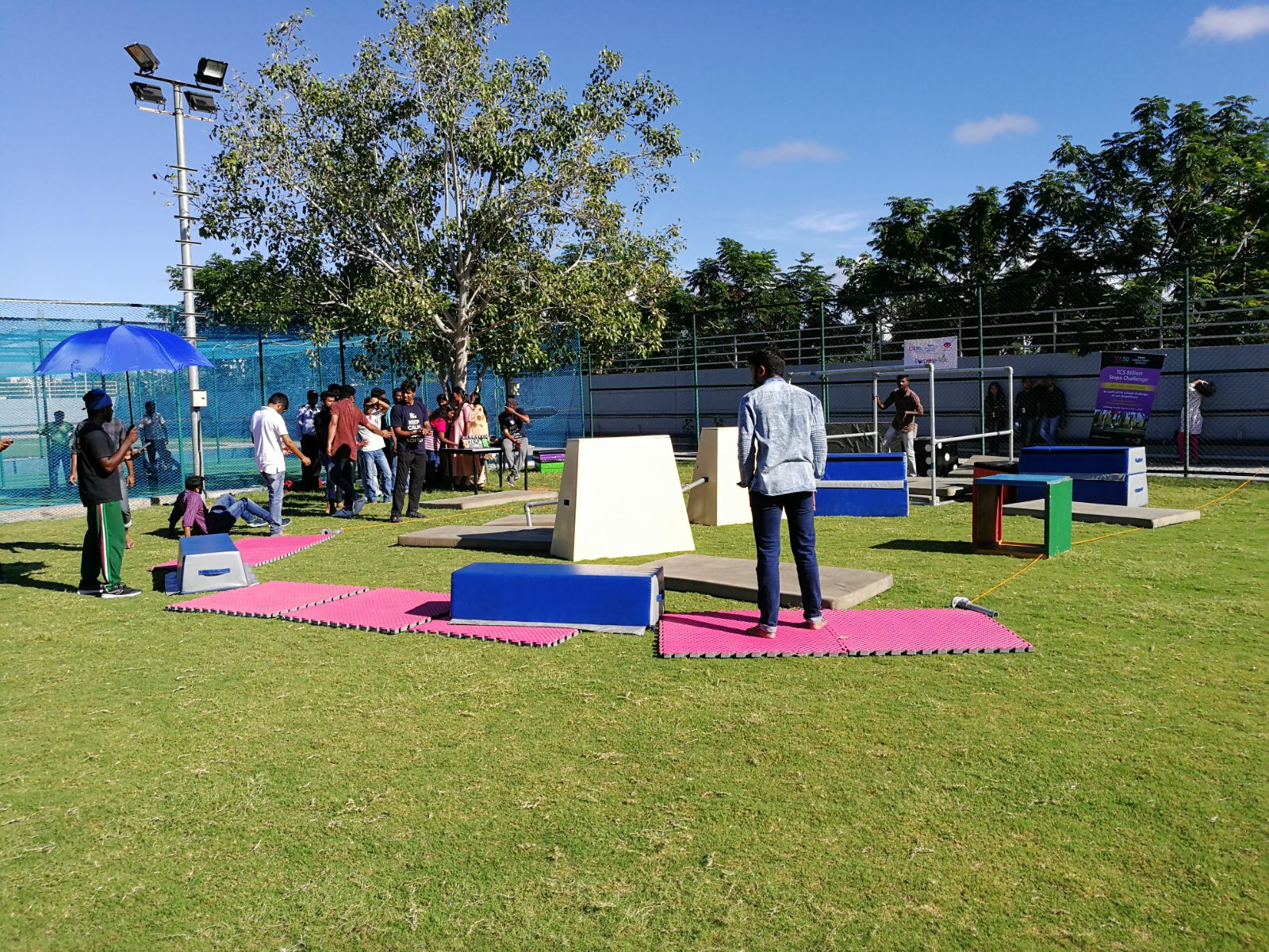 Corporate team movement event at Chennai Parkour 1