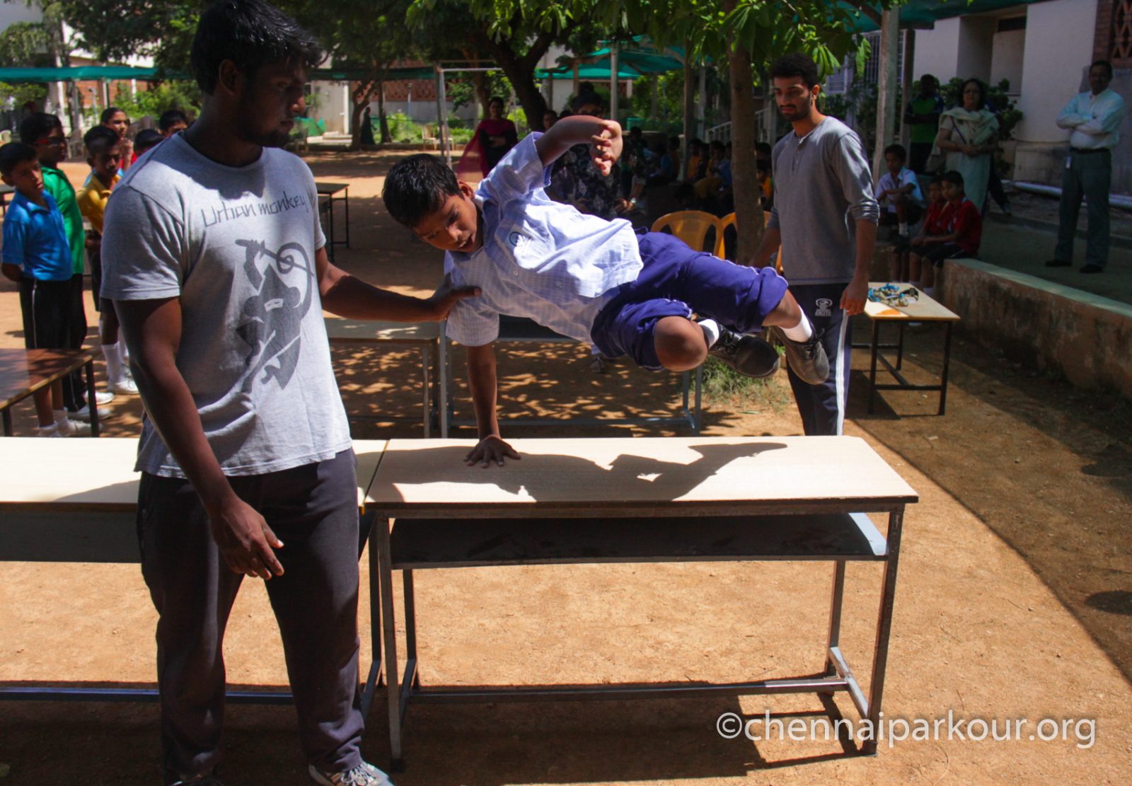 Kids movement & fun events at Chennai Parkour 2